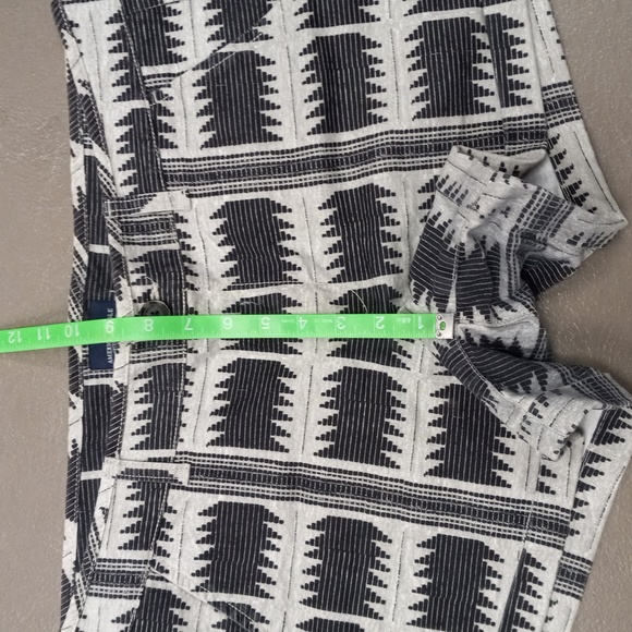 American Eagle Kaki Midi Stretch Shorts & Aztec Print Midi Stretch Shorts - Picture 7 of 16